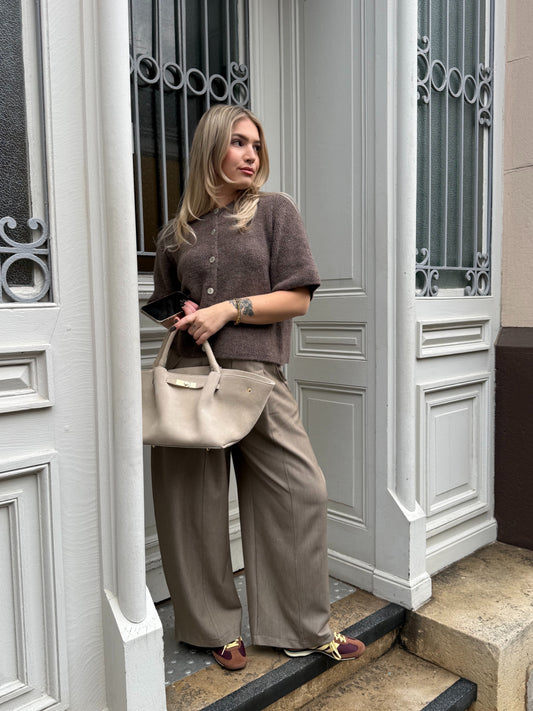 PANTALON BLAZER TAUPE