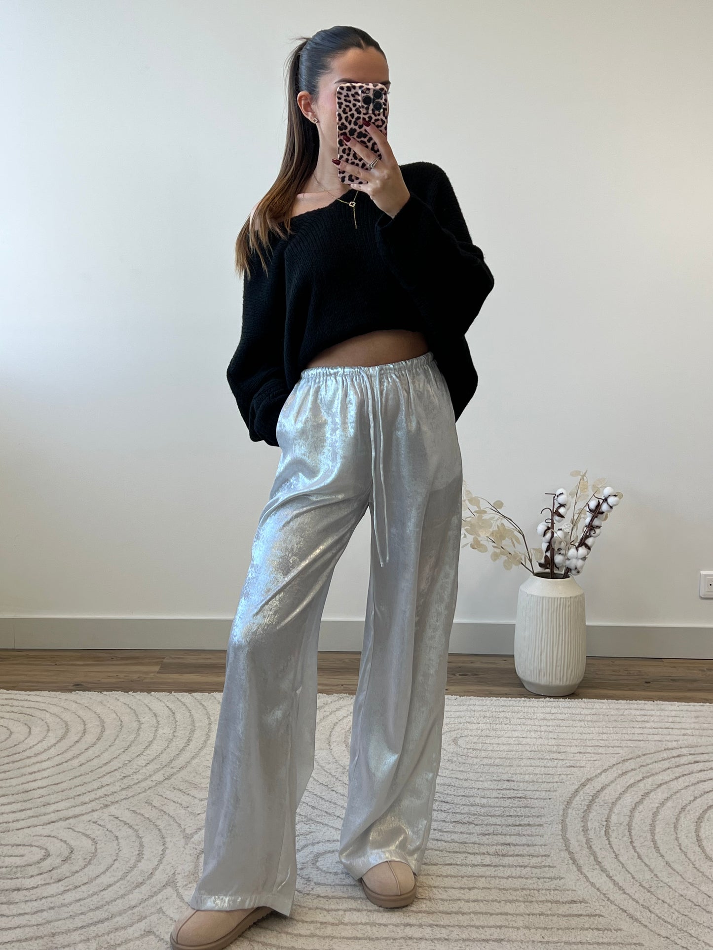 PANTALON MEL GRIS CLAIR