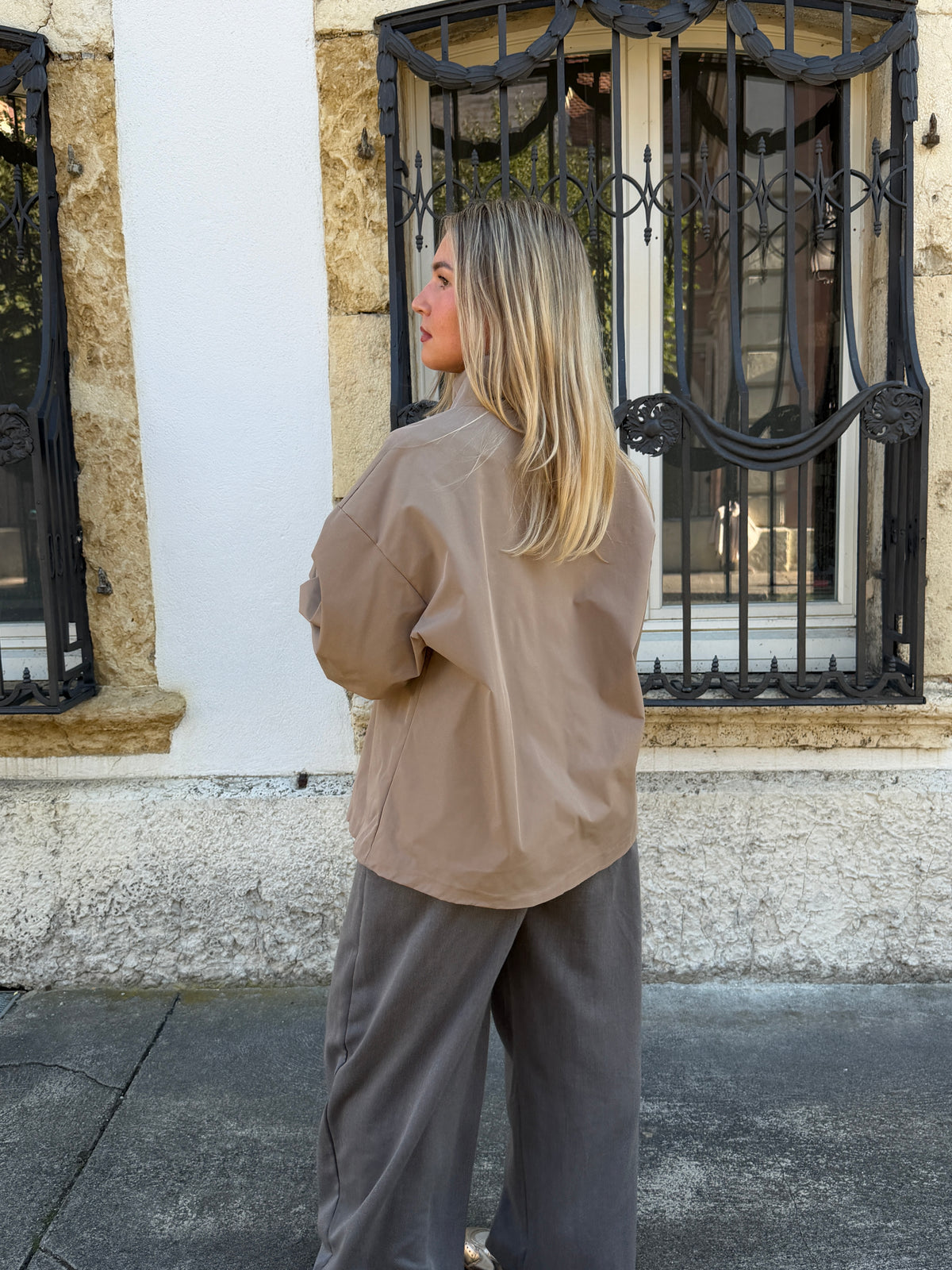 TRENCH BALOON BEIGE
