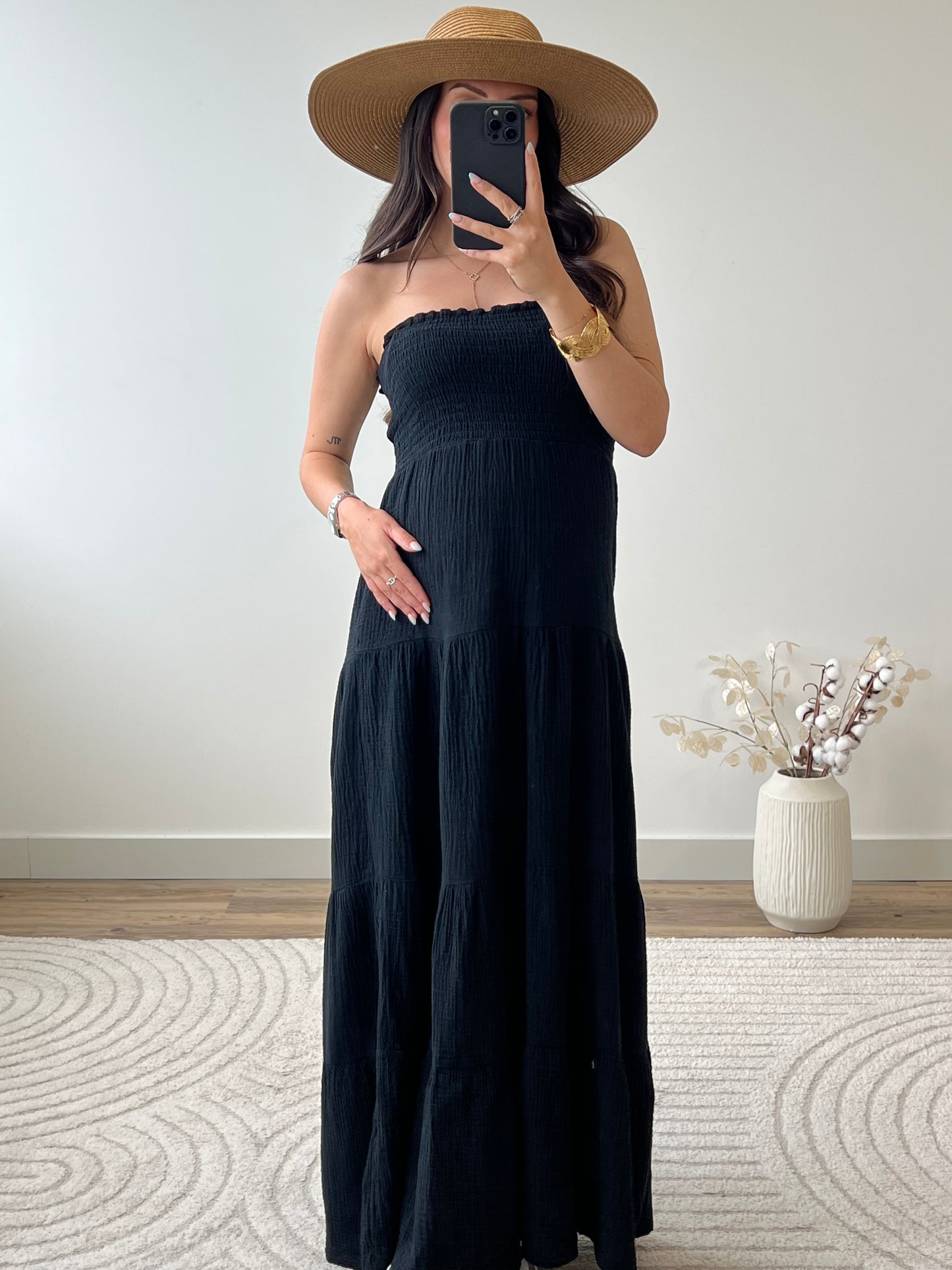 ROBE AMBRE NOIR