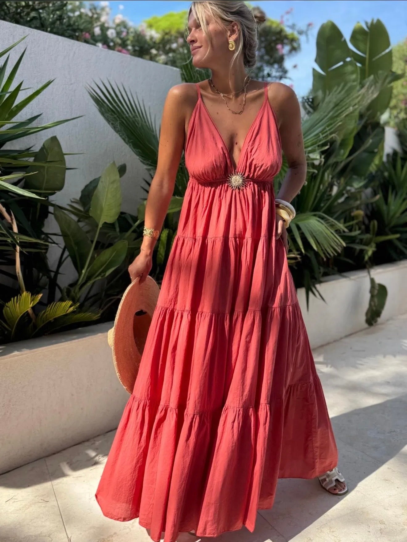 ROBE SOLEIL TERRACOTTA (PRECOMMANDE, expédition courant juin)