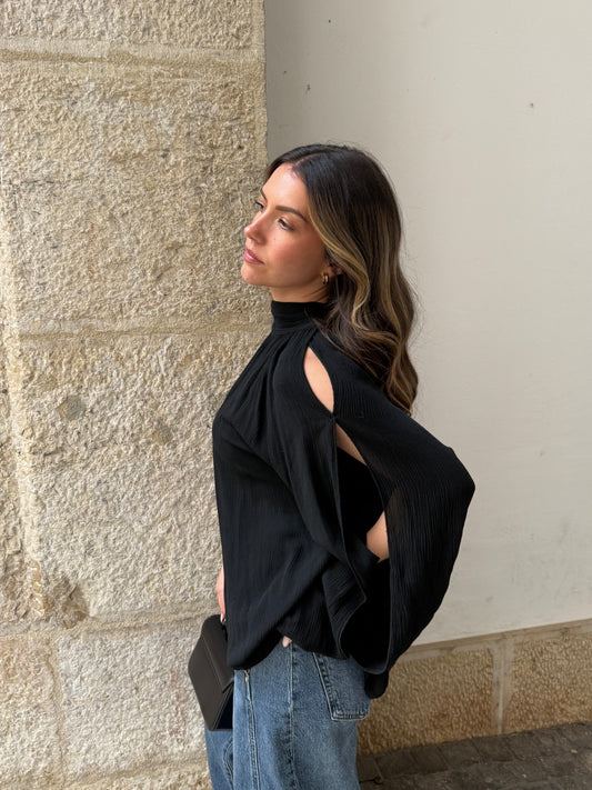 BLOUSE MAËLYS NOIR