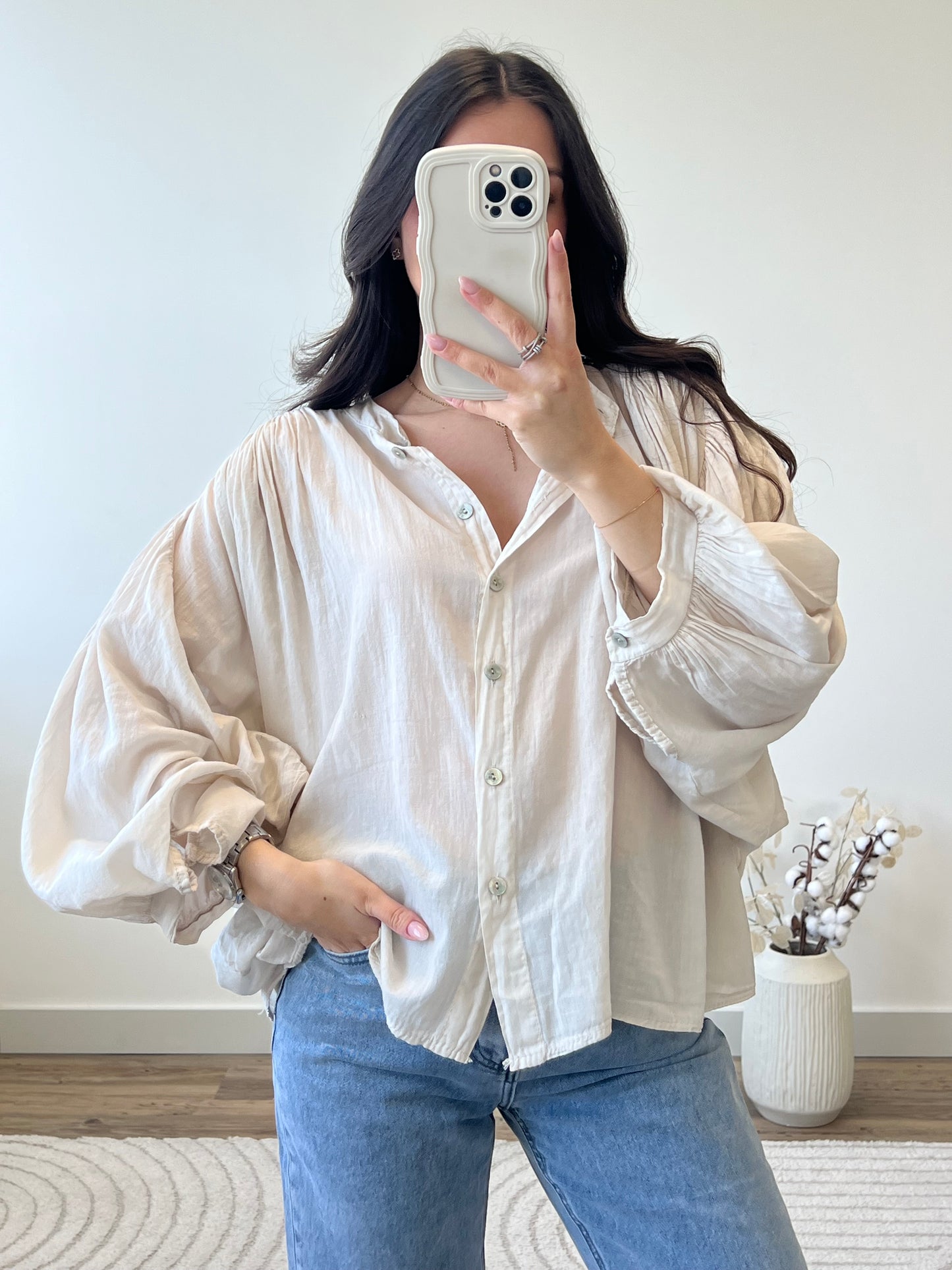 BLOUSE ELO BEIGE
