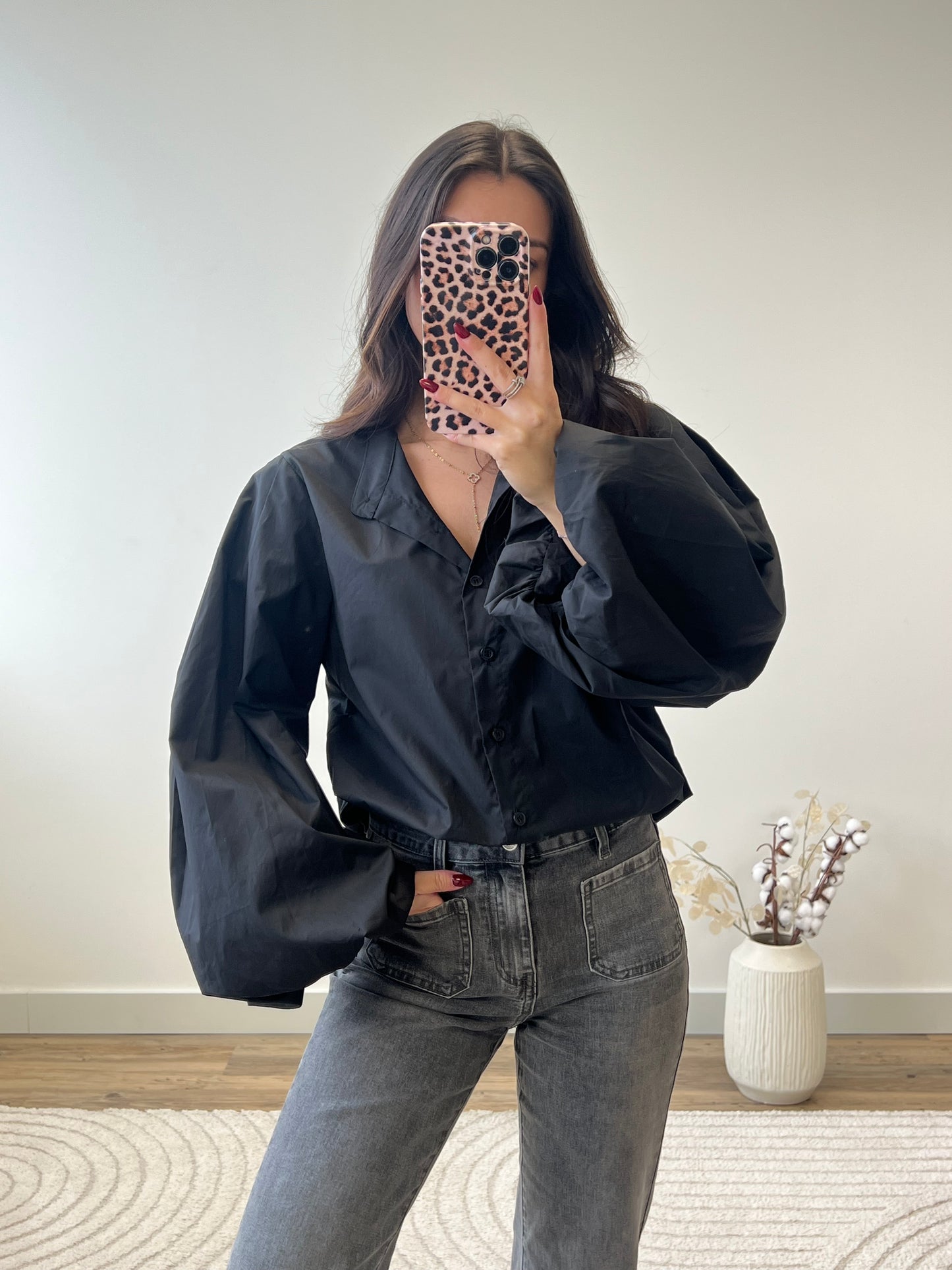 CHEMISE ISABEAU NOIR