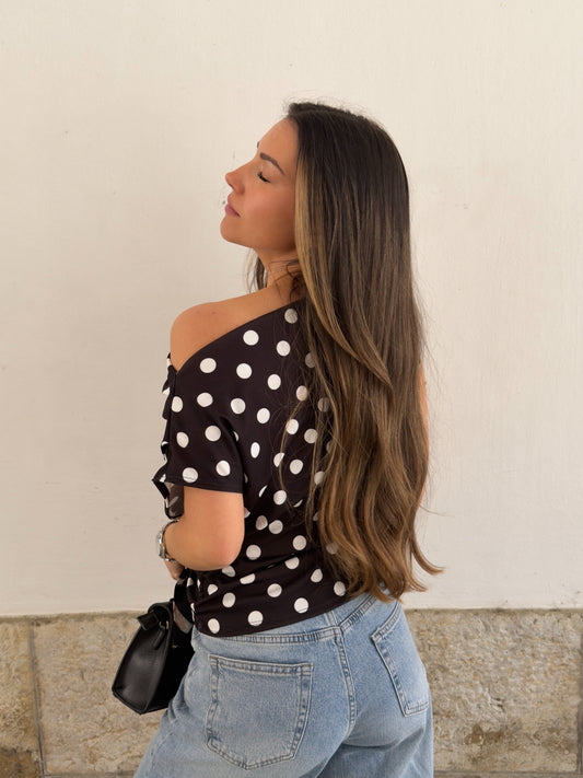 TOP ISAURE NOIR