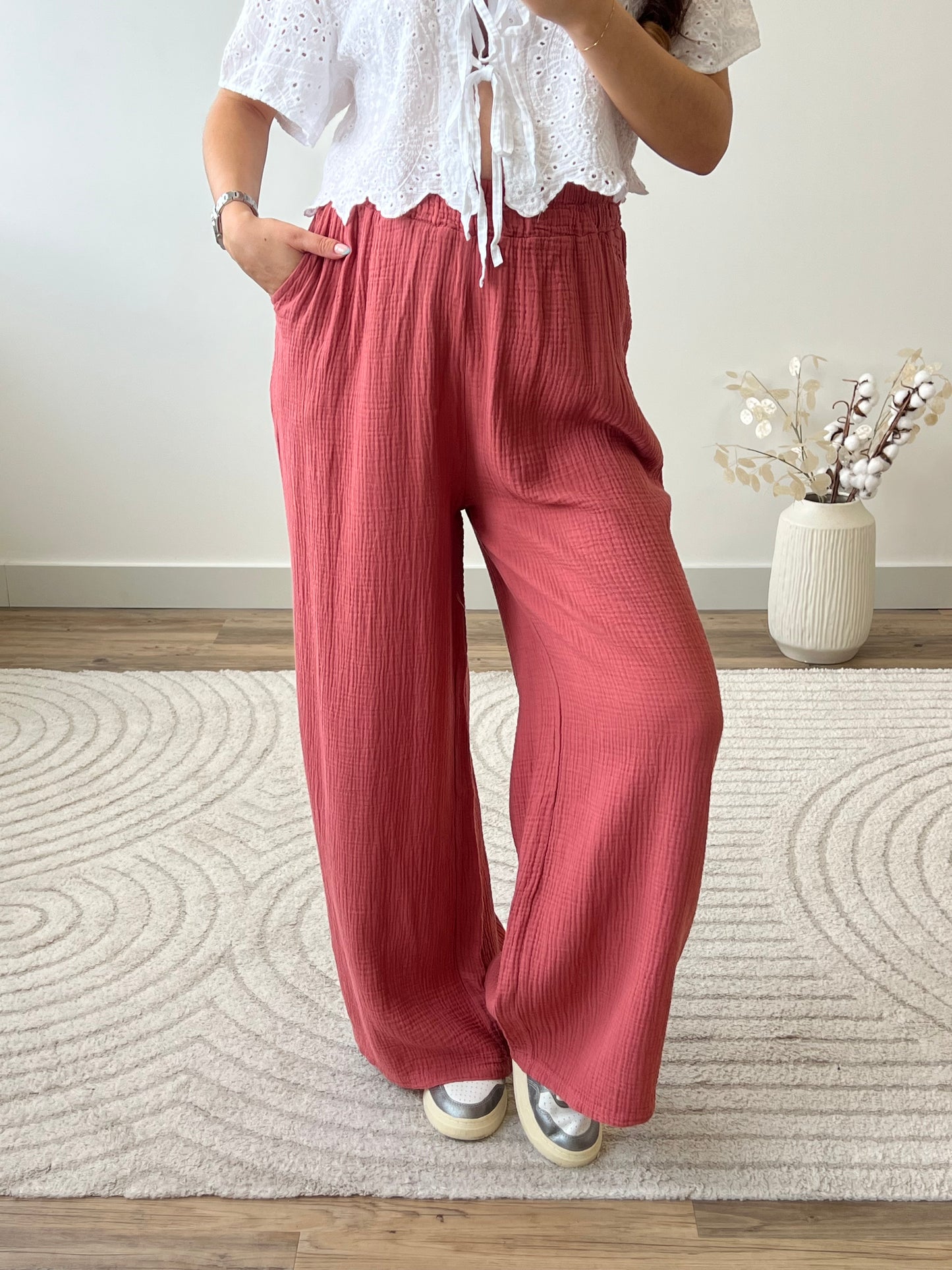PANTALON AYA TERRACOTTA