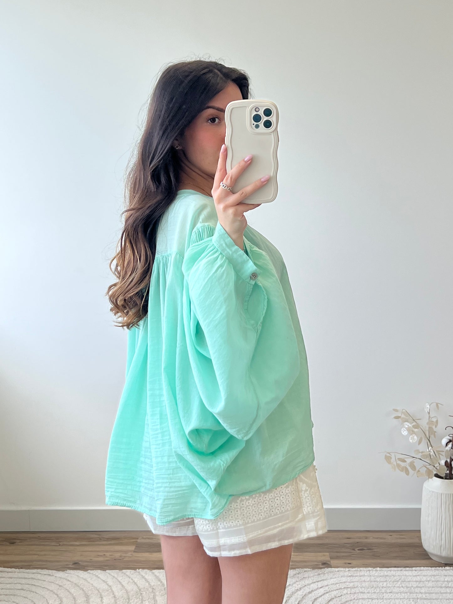 BLOUSE ELO VERT D’EAU