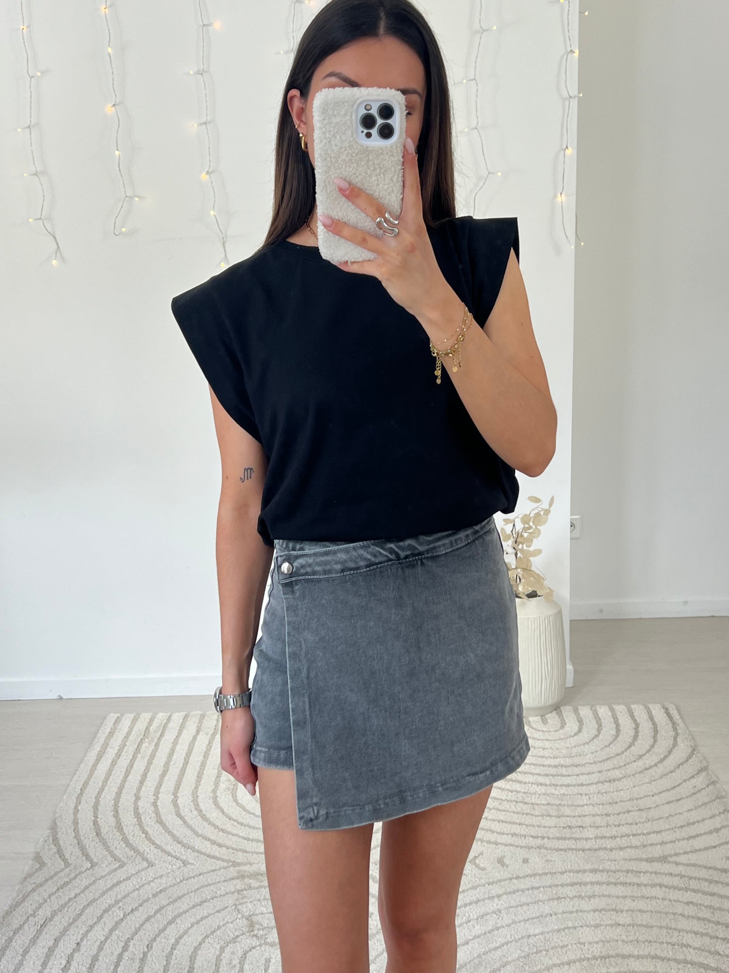 JUPE SHORT EN JEAN KAYLA