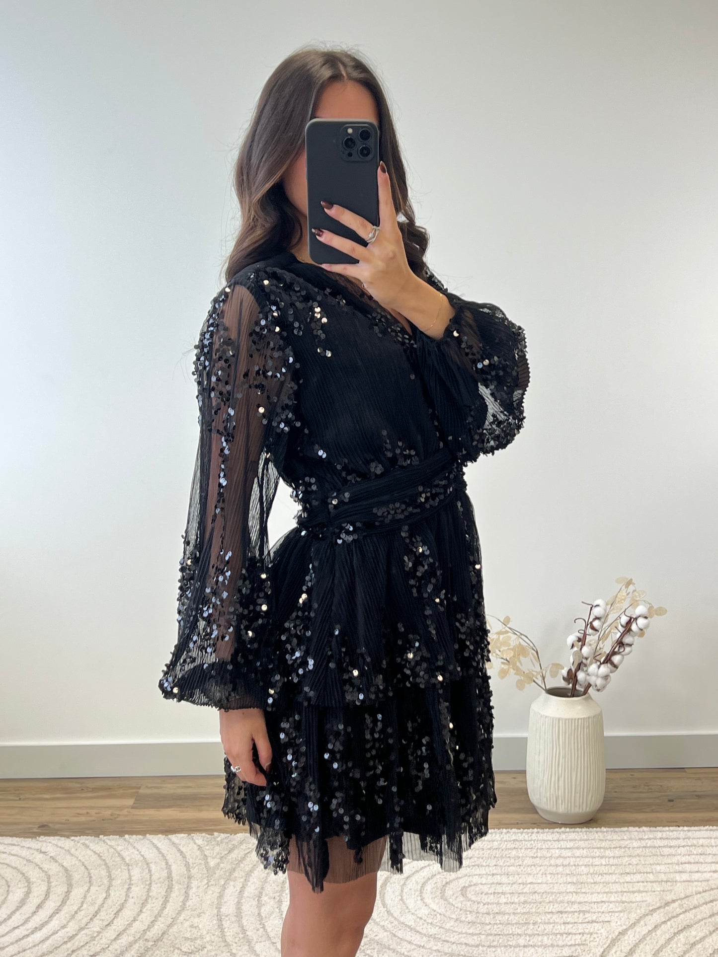 ROBE CAPUCINE NOIR