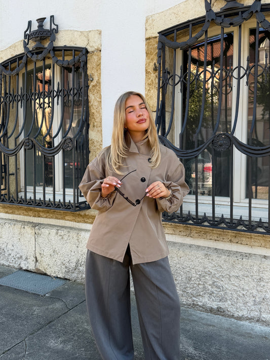 TRENCH BALOON BEIGE