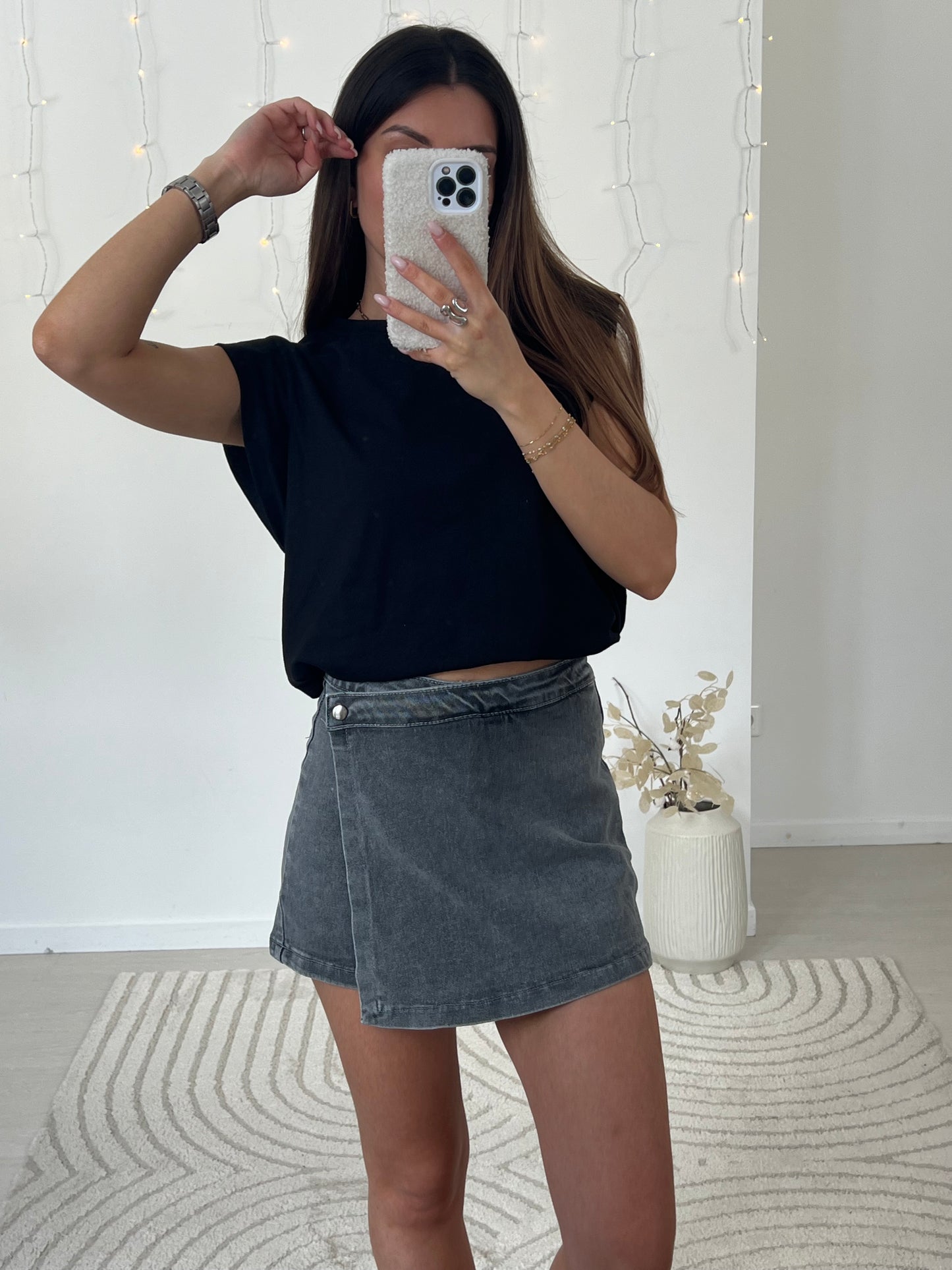 JUPE SHORT EN JEAN KAYLA