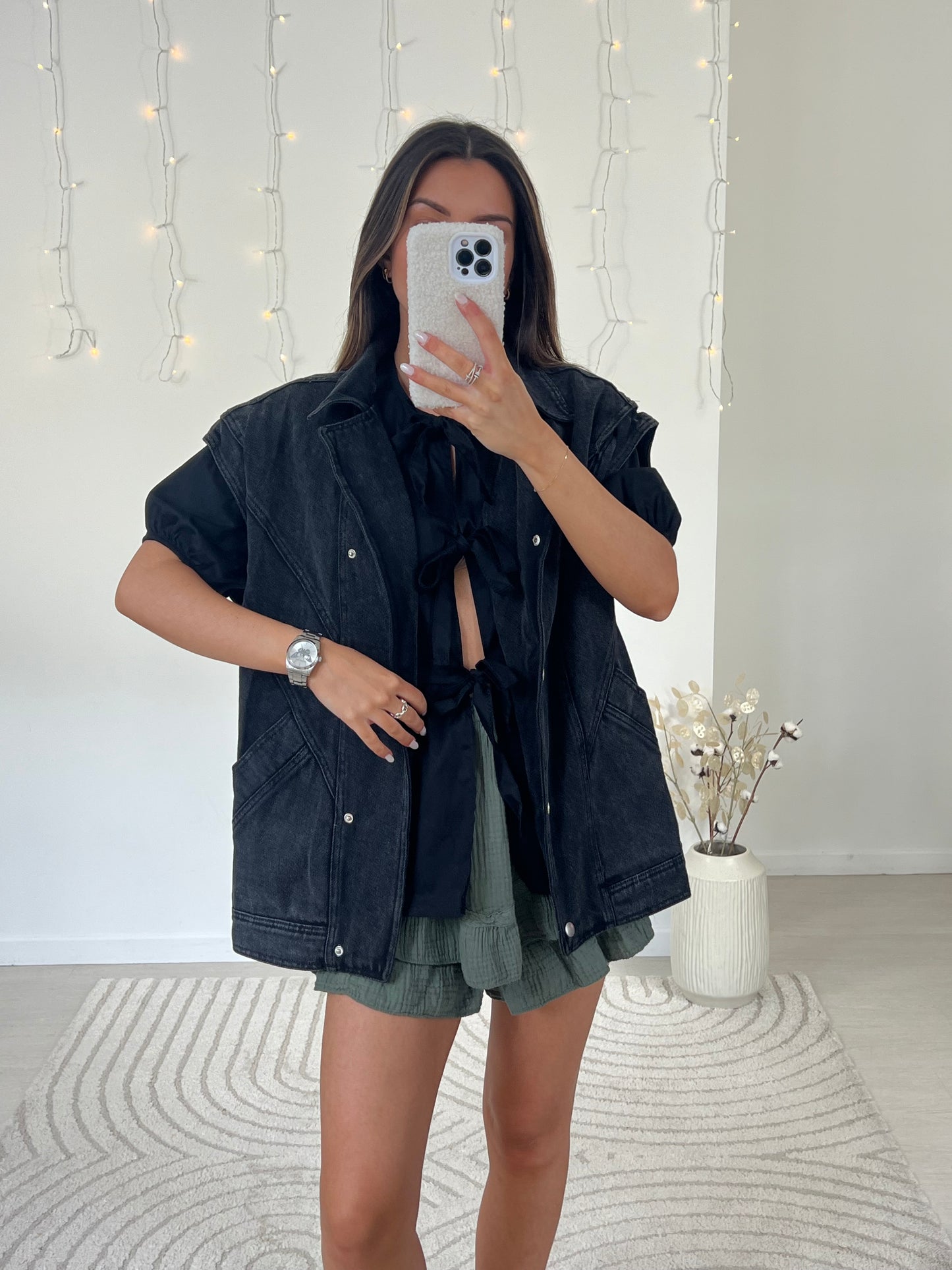 JUPE SHORT AYA KAKI
