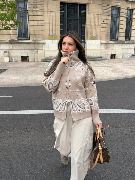 GILET SUZY BEIGE