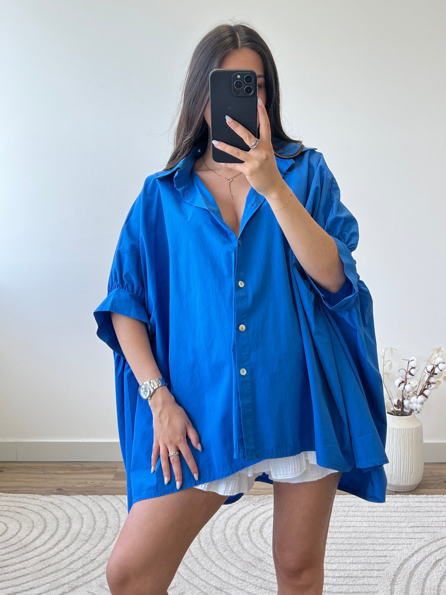 CHEMISE TRÉSSIA BLEU