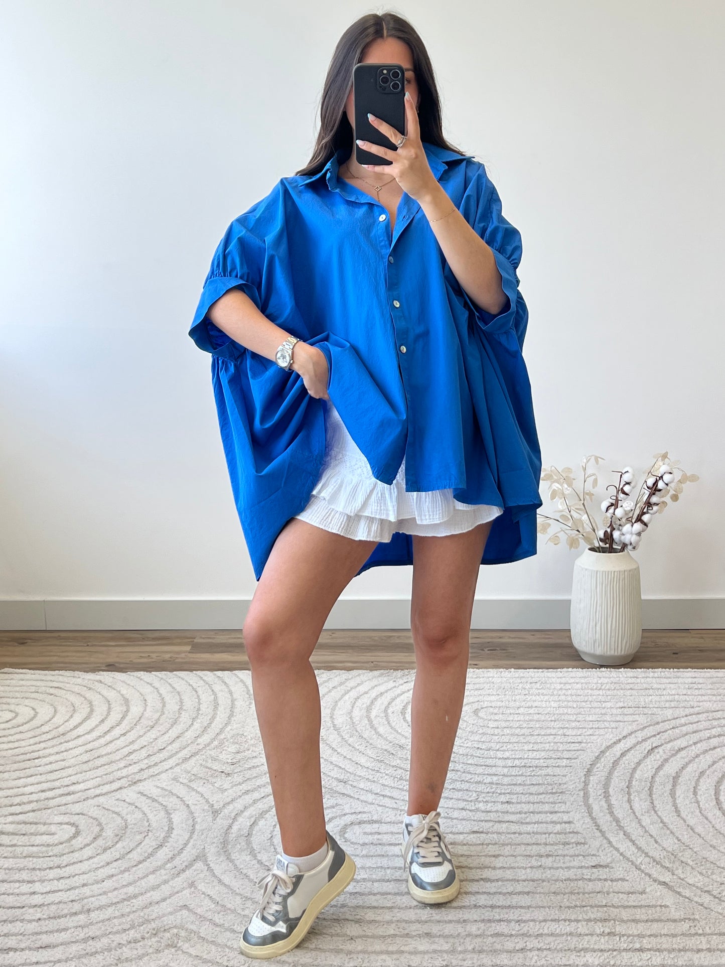 CHEMISE TRÉSSIA BLEU