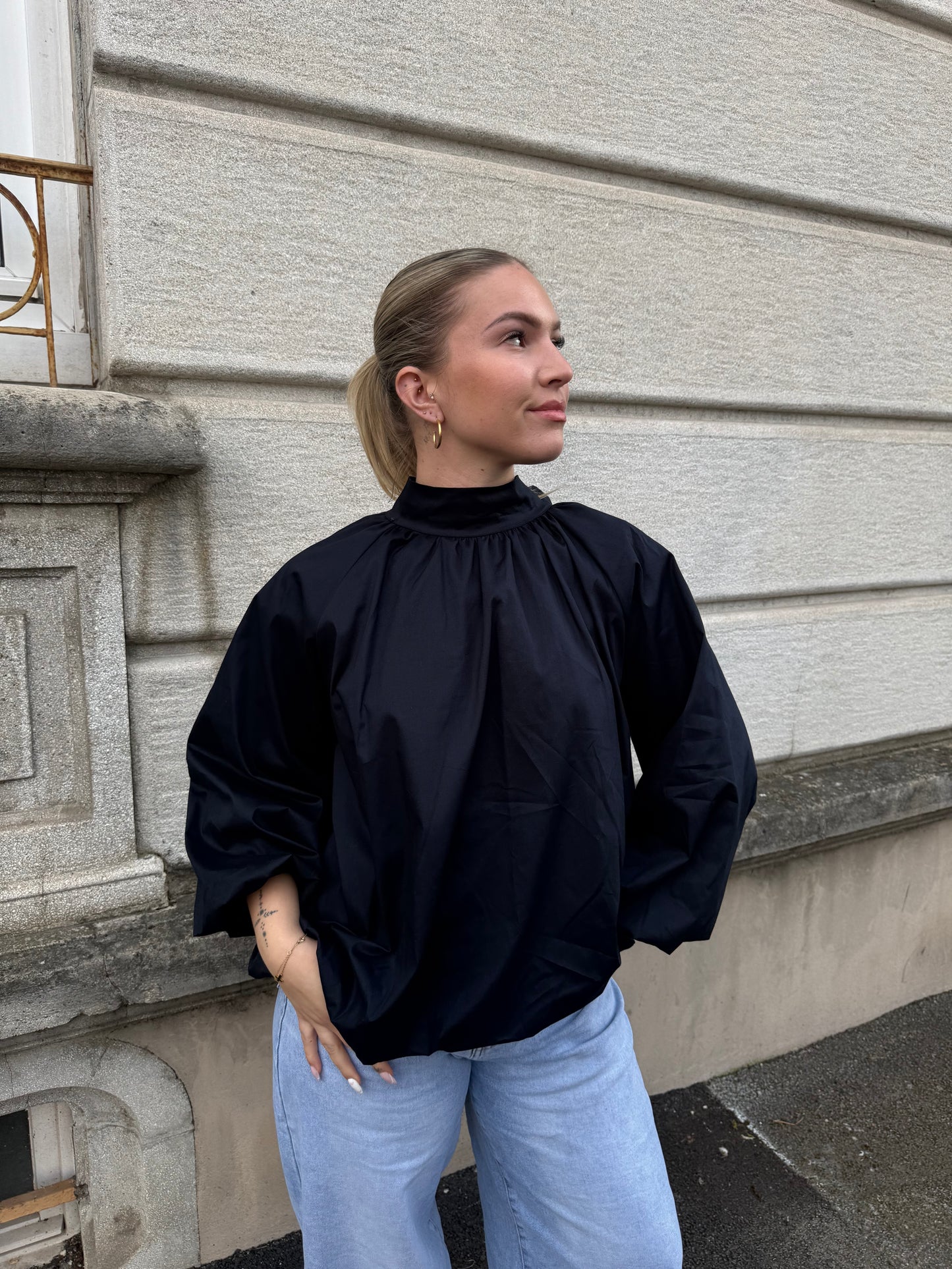 BLOUSE YSÉE MARINE