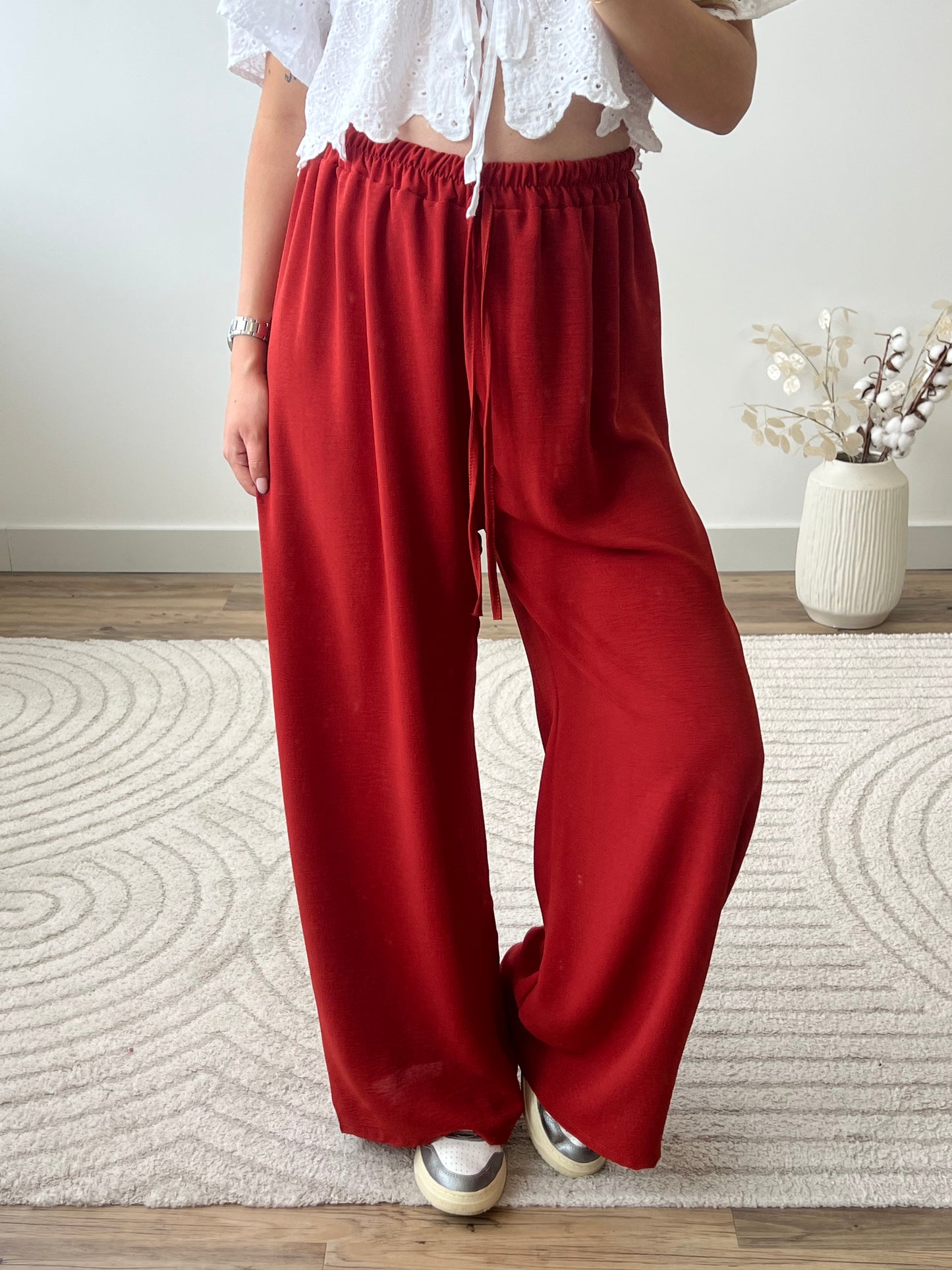 PANTALON FANNY TERRACOTTA (PETITE & GRANDE)