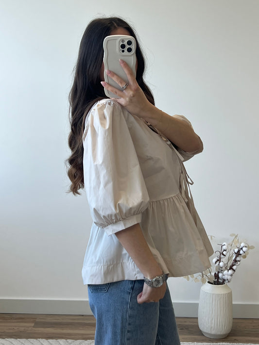 BLOUSE MIRA BEIGE