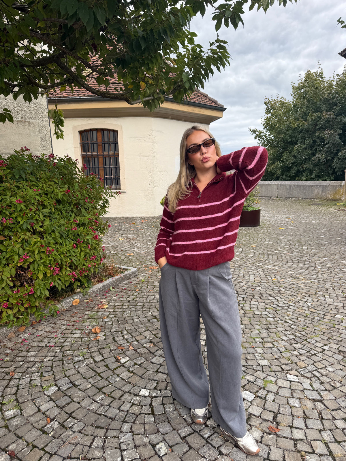 PULL MARIN BORDEAUX