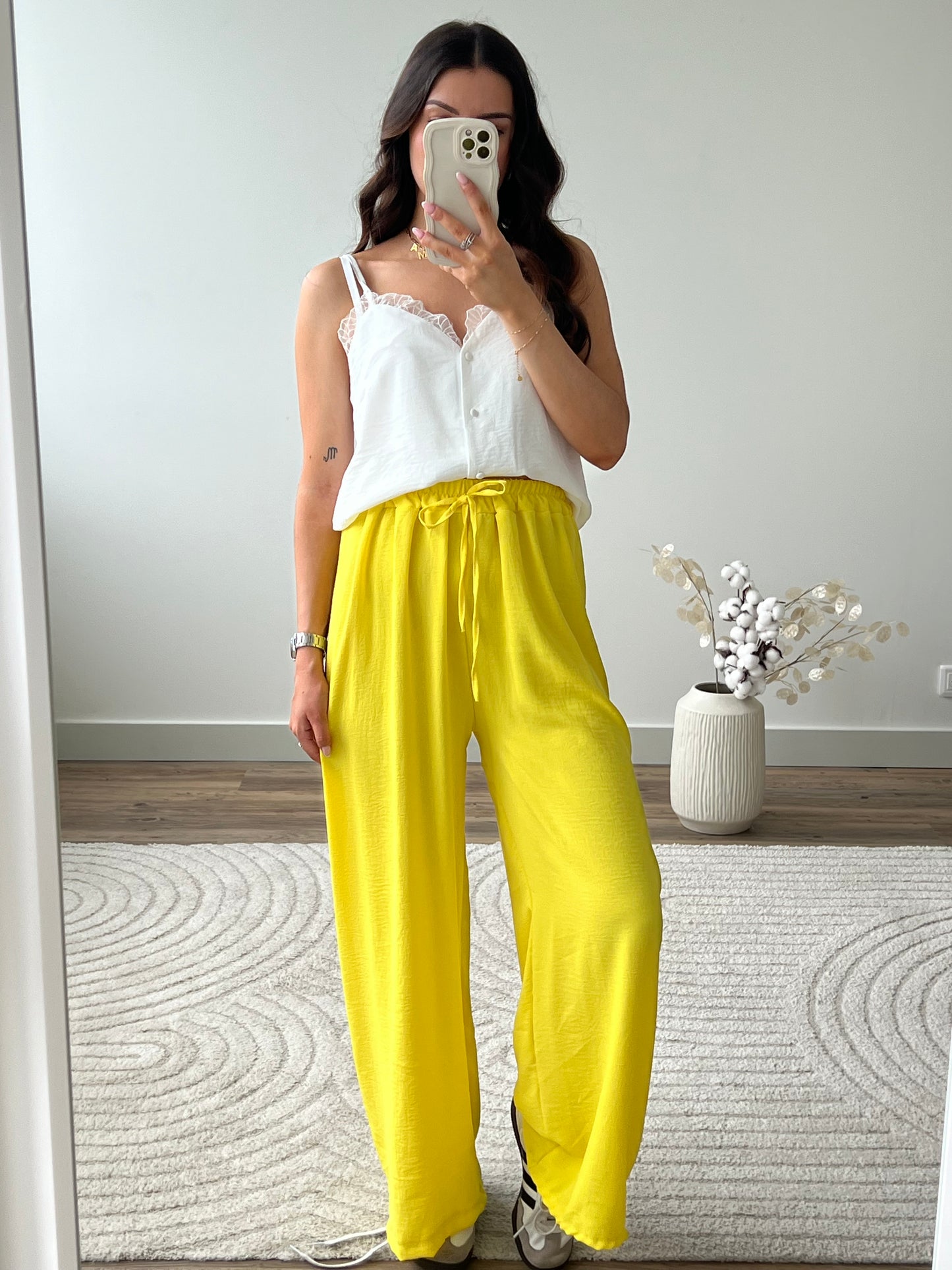 PANTALON FANNY JAUNE MOYEN