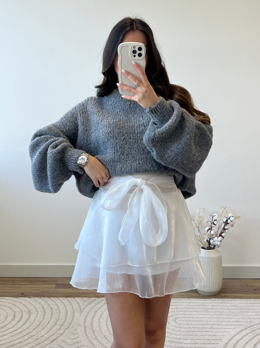 JUPE SHORT ZOA BLANCHE