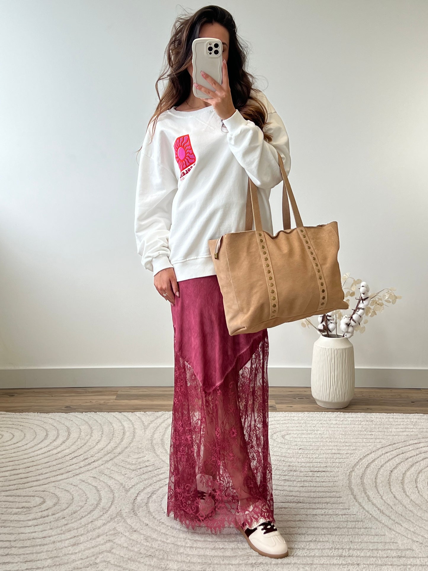SAC BELLA BEIGE 100% CUIR