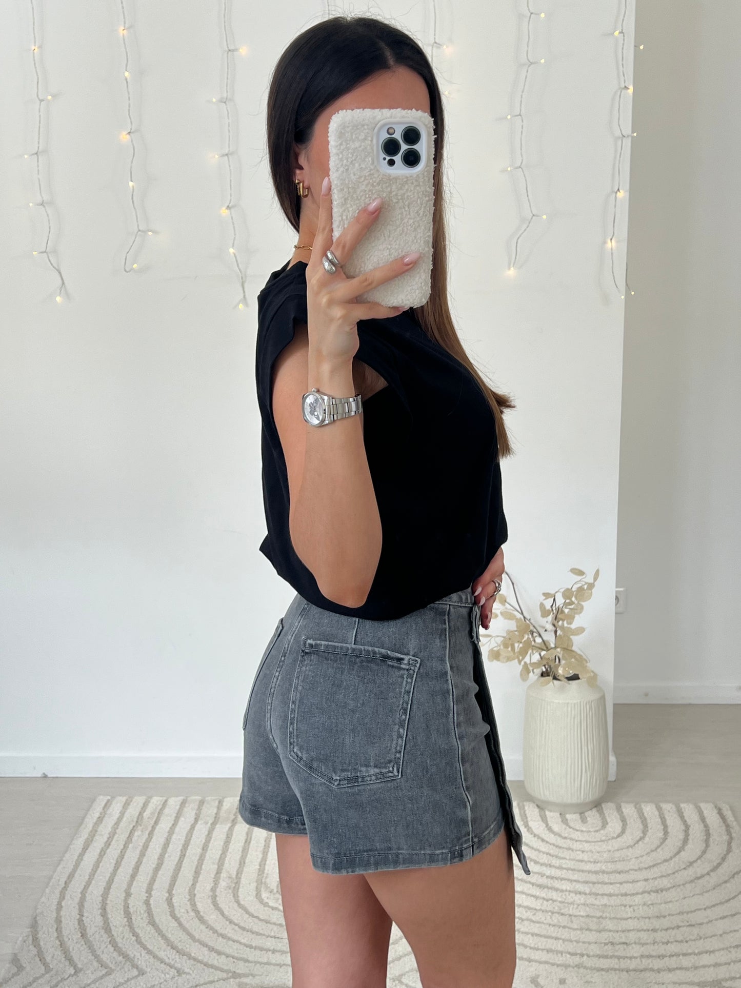 JUPE SHORT EN JEAN KAYLA