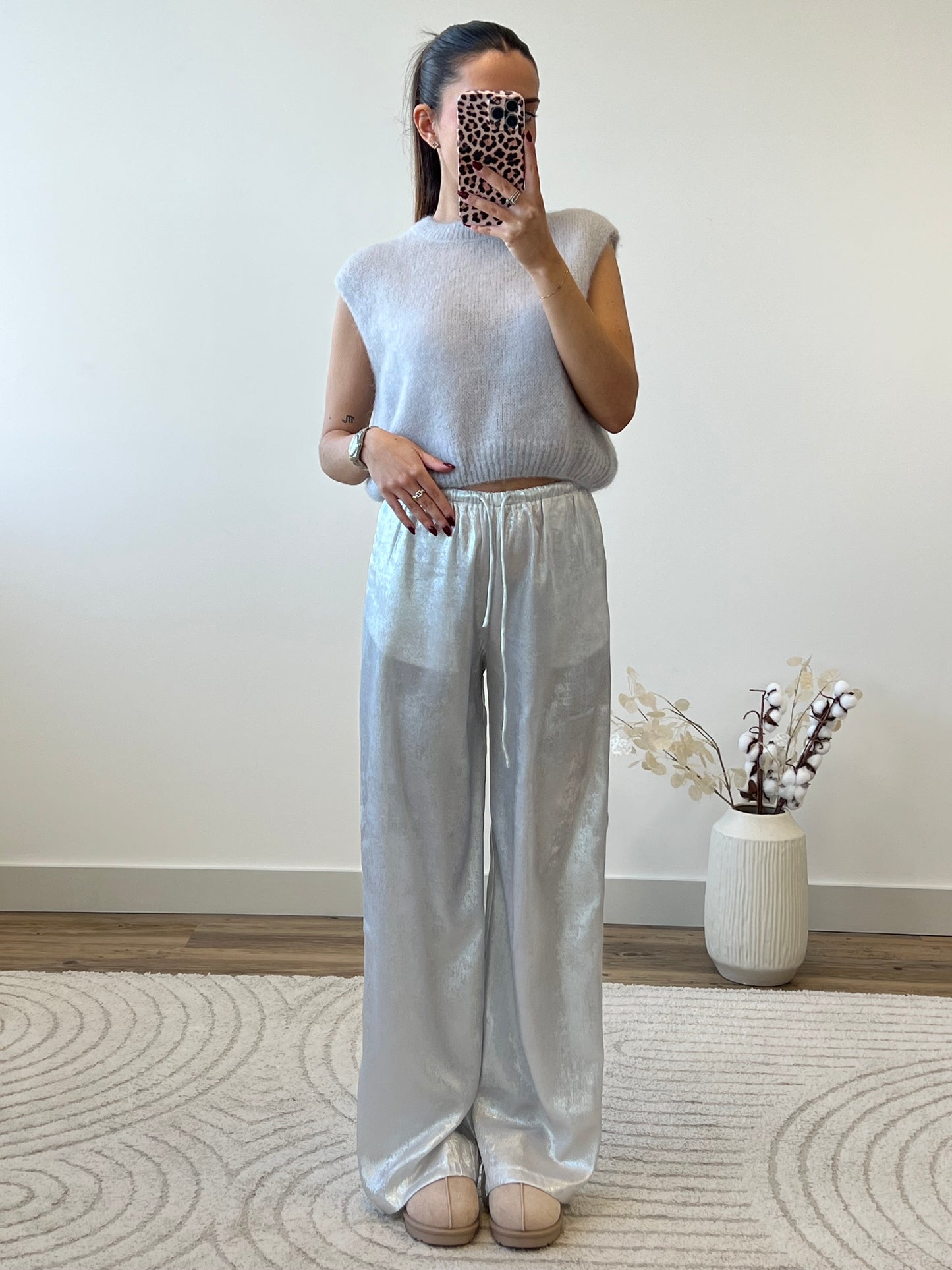 PANTALON MEL GRIS CLAIR