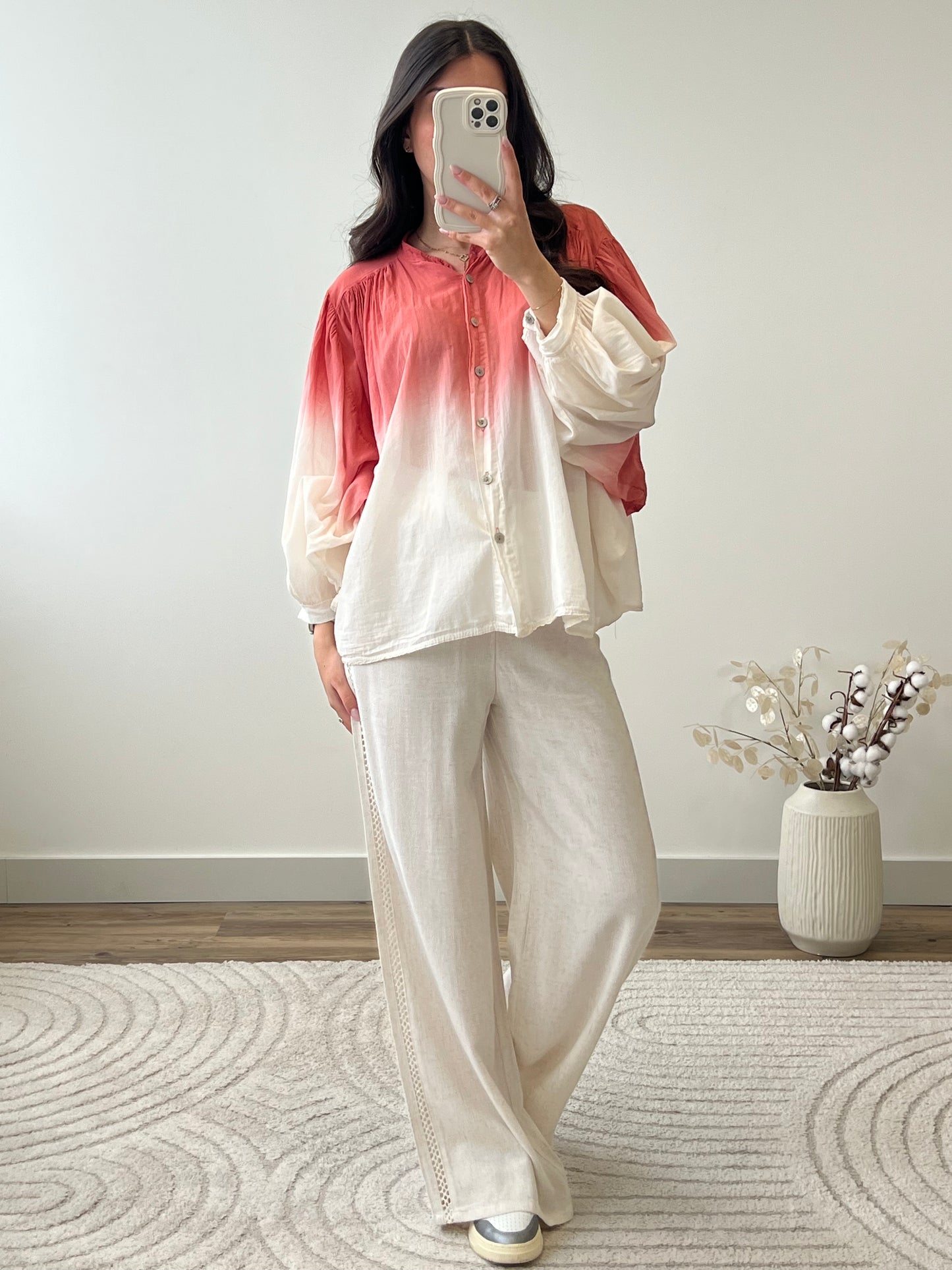 BLOUSE ADA CORAIL