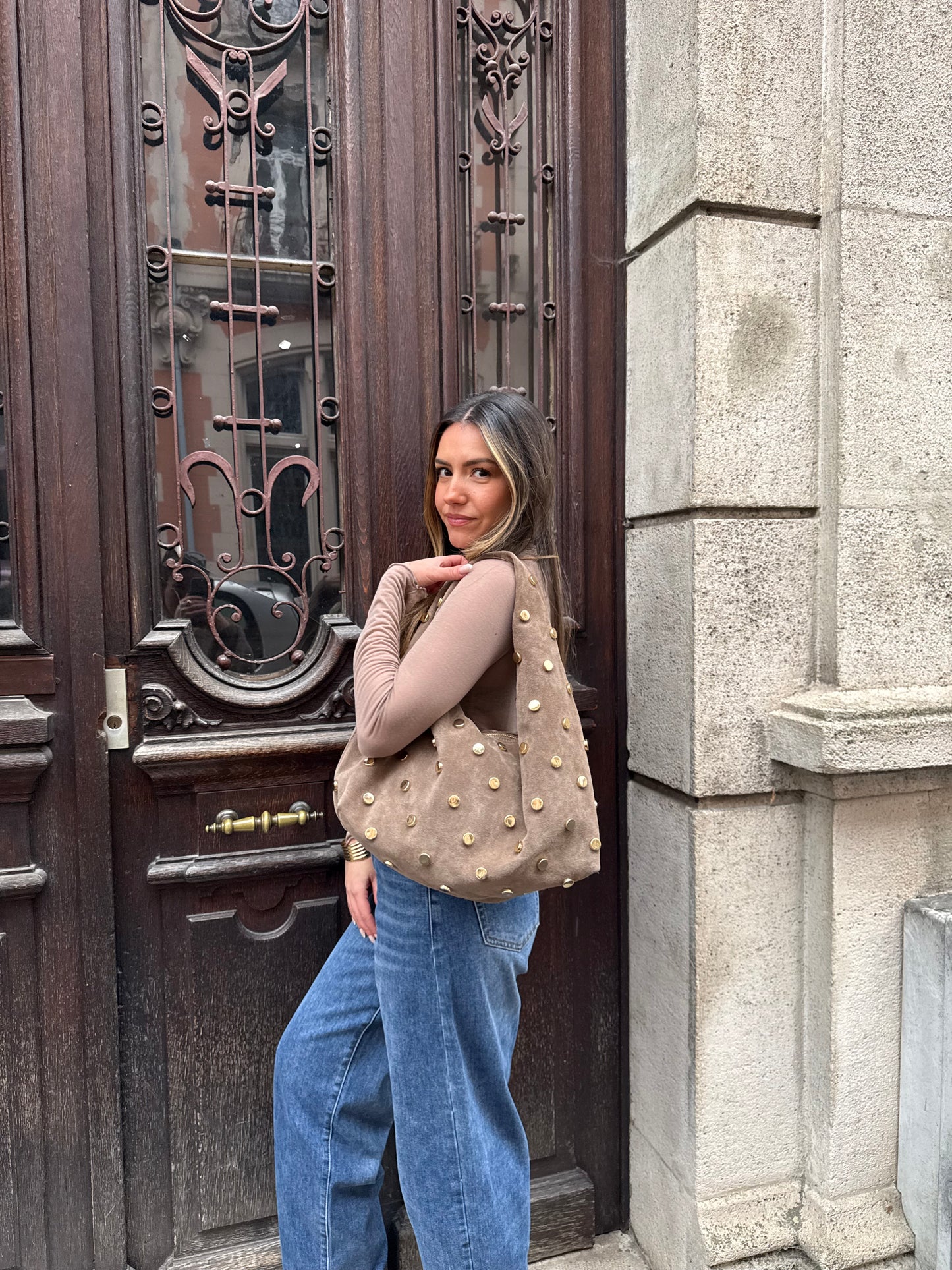 SAC A CLOUS - 100% CUIR