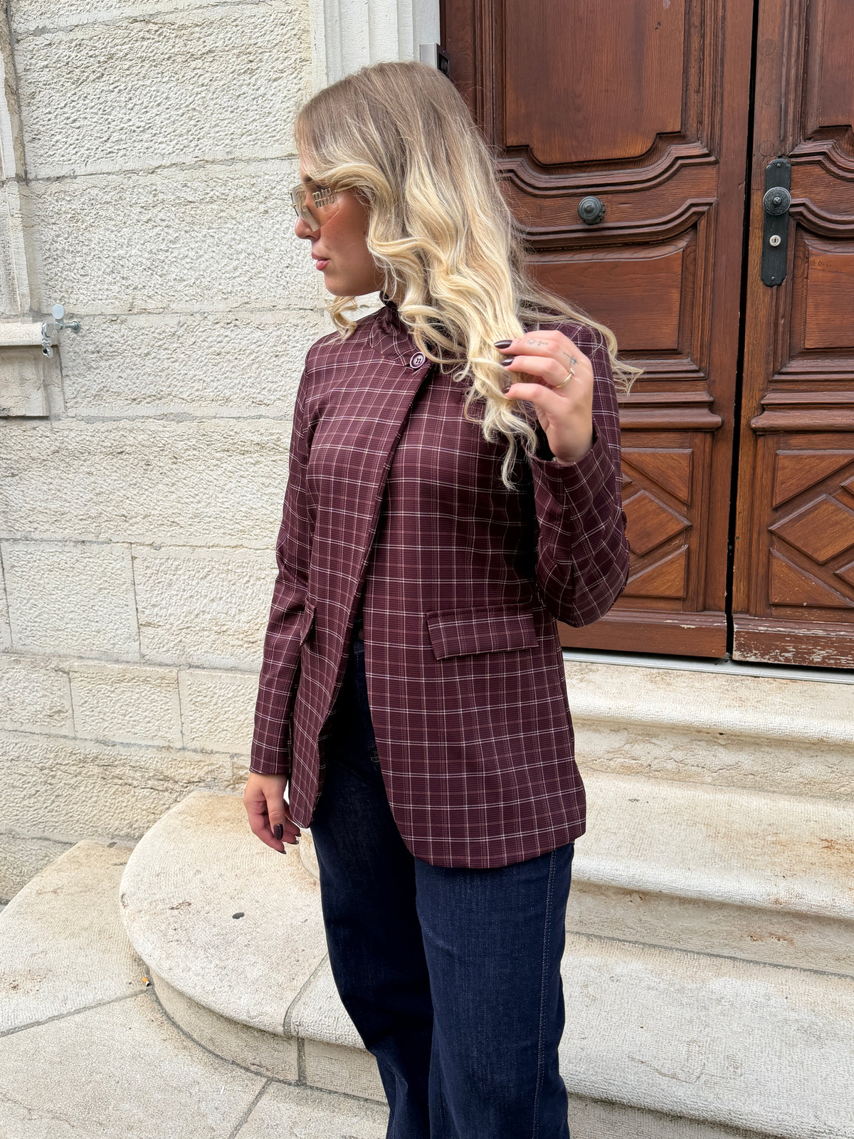 BLAZER ÉVI BORDEAUX