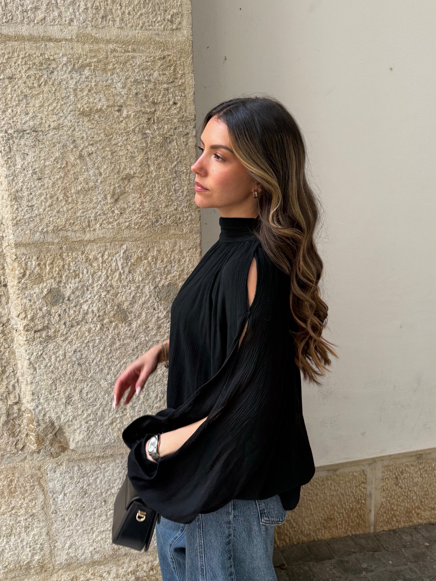 BLOUSE MAËLYS NOIR