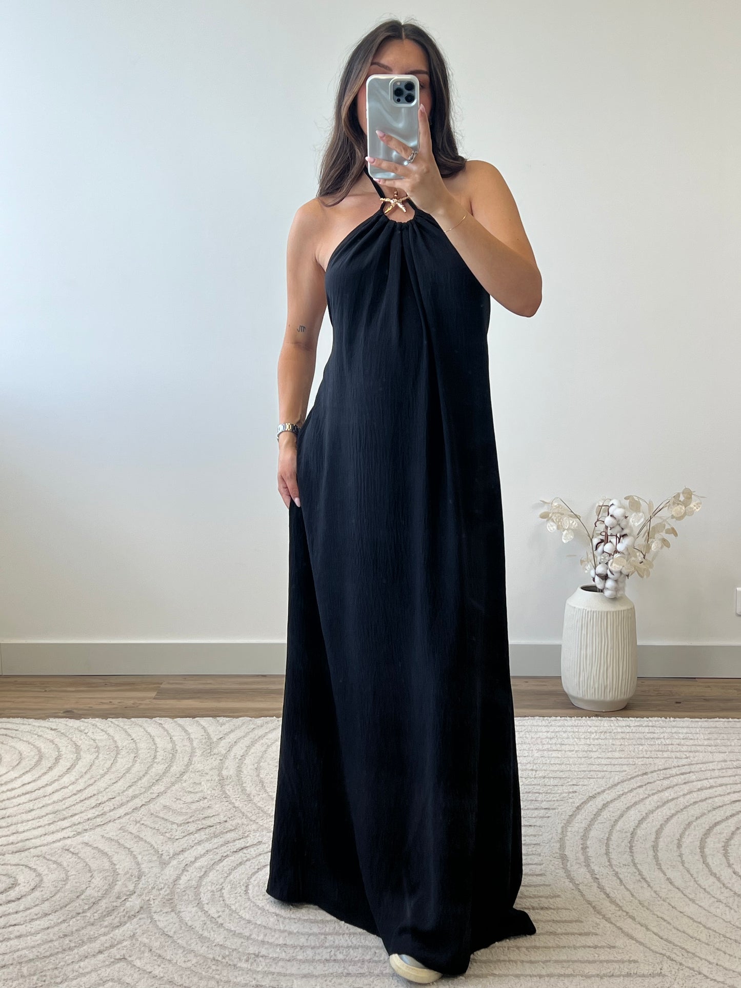 ROBE DANAÉ NOIR
