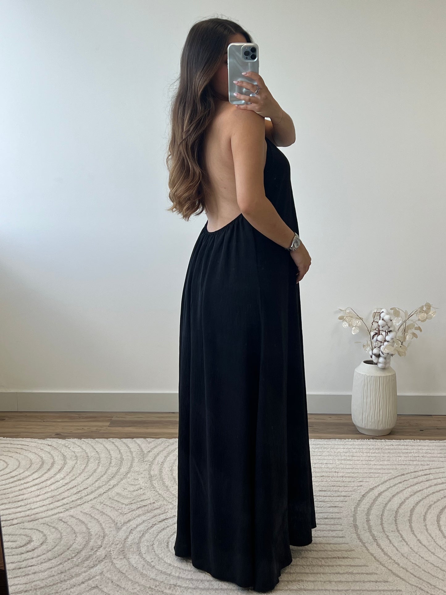 ROBE DANAÉ NOIR