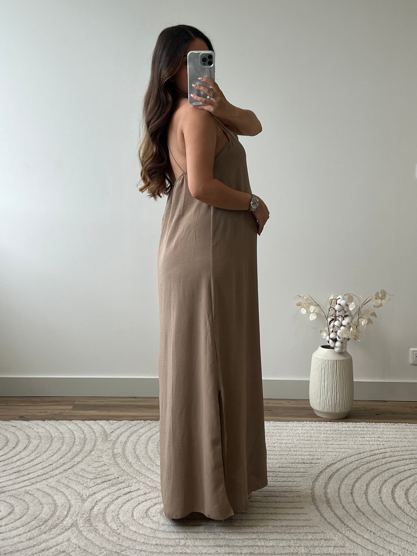 ROBE AURORE TAUPE