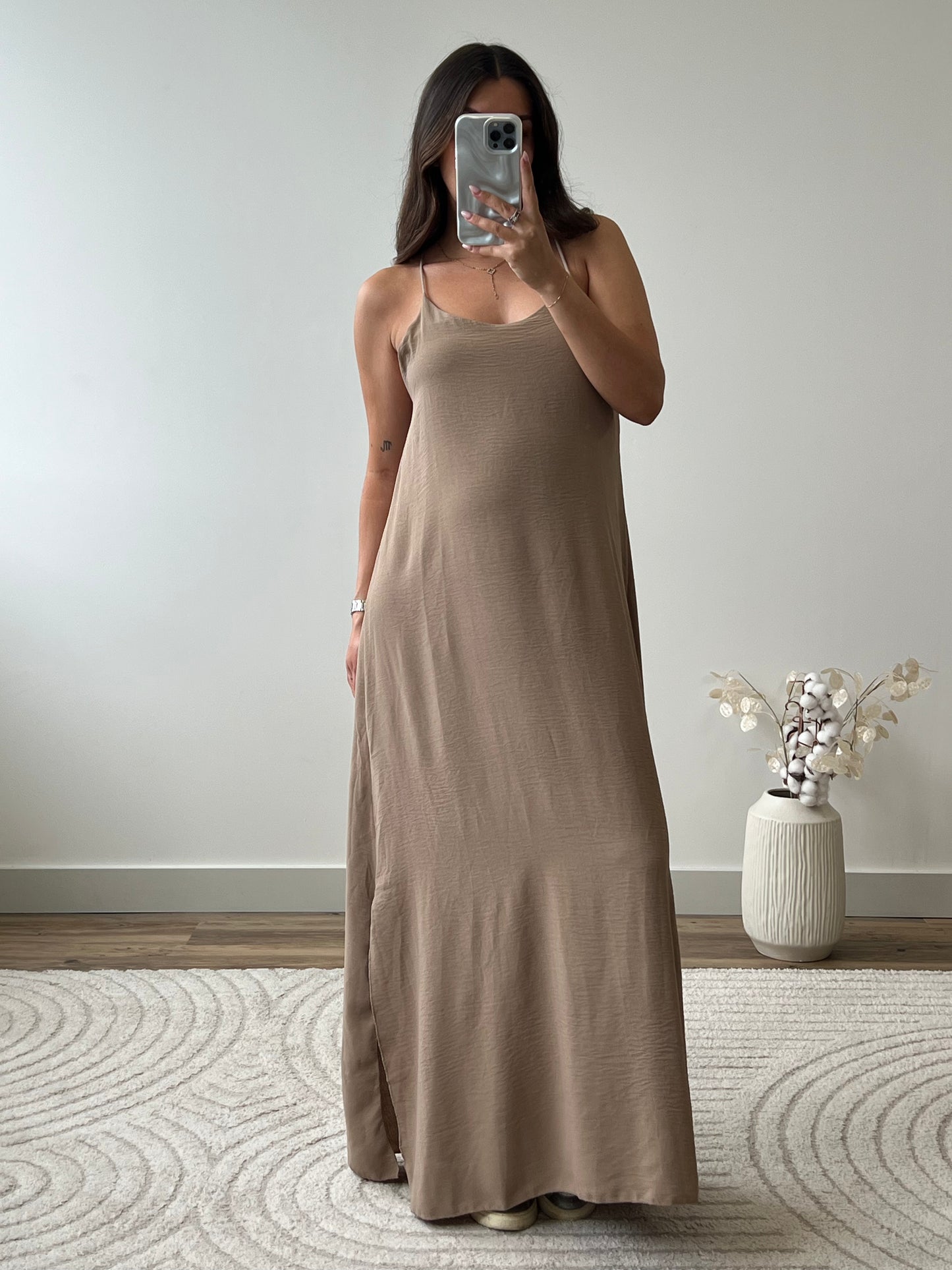 ROBE AURORE TAUPE