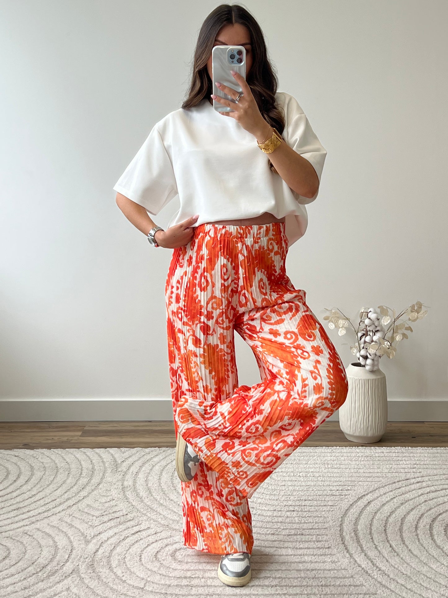 PANTALON AMALIA CASHMERE ORANGE