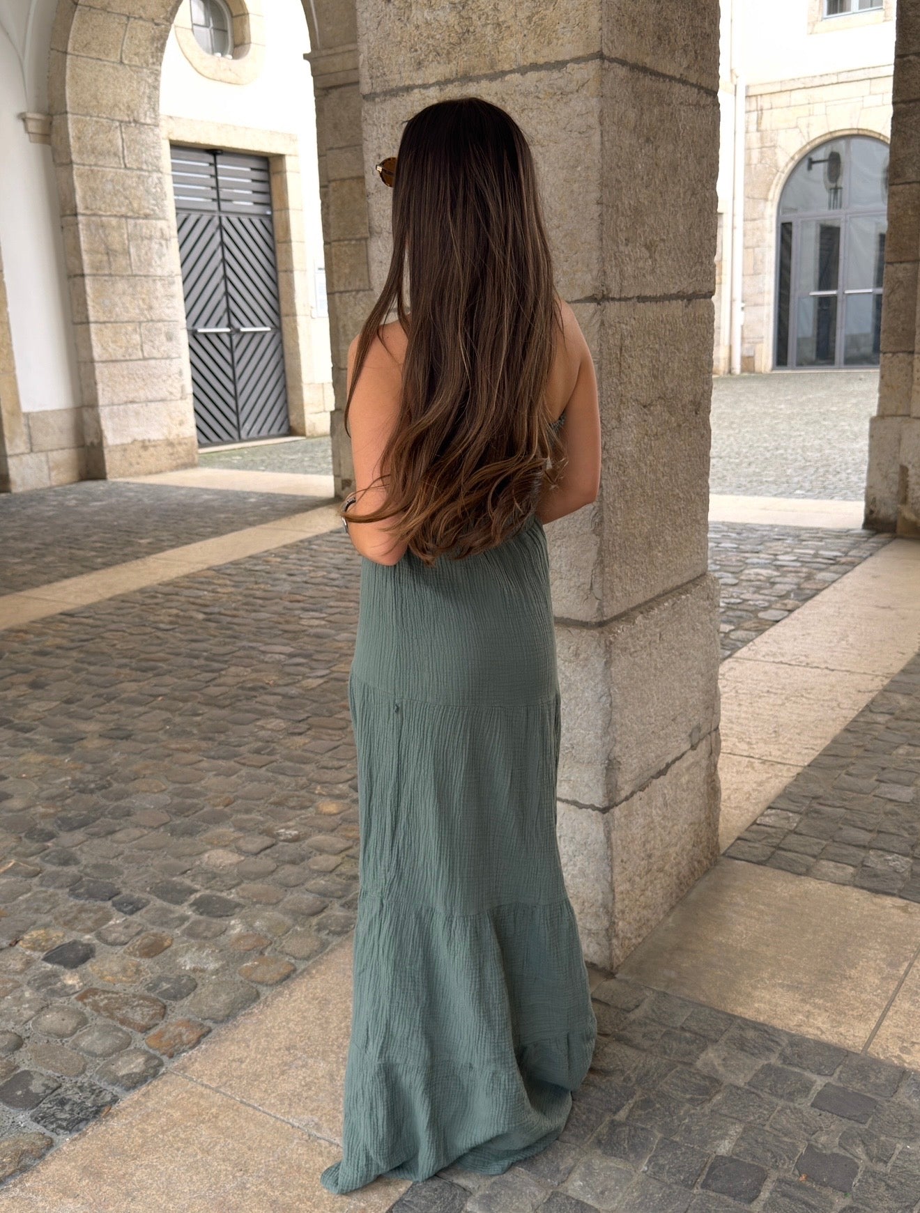 ROBE AMBRE KAKI