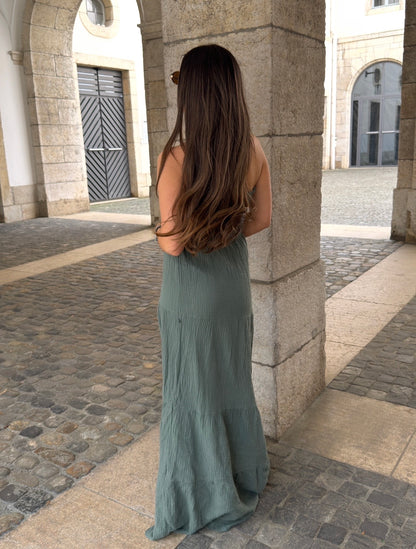ROBE AMBRE KAKI