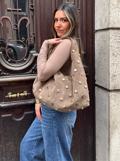 SAC A CLOUS  - 100% CUIR