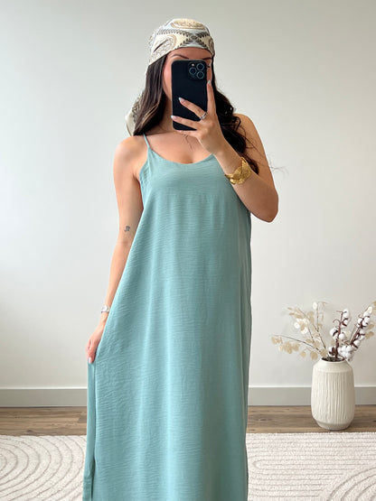 ROBE AURORE CÉLADON