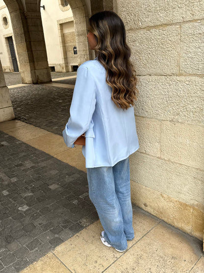 BLAZER AMBRE BLEU