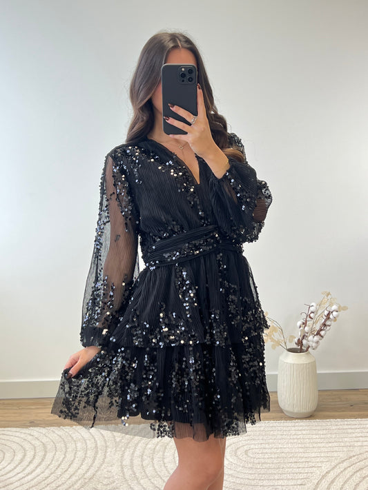 ROBE CAPUCINE NOIR