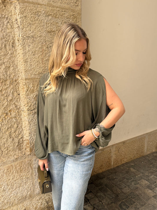 BLOUSE MAËLYS KAKI