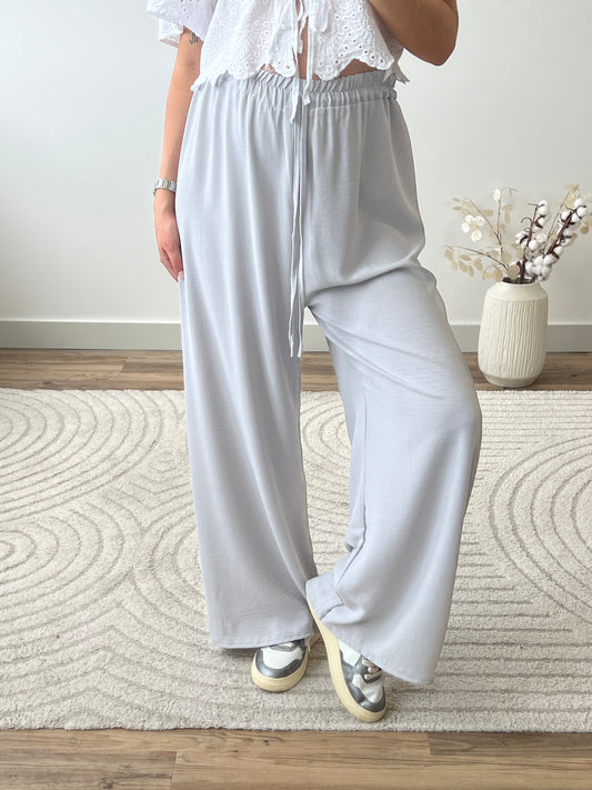 PANTALON FANNY GRIS (PETITE & GRANDE)