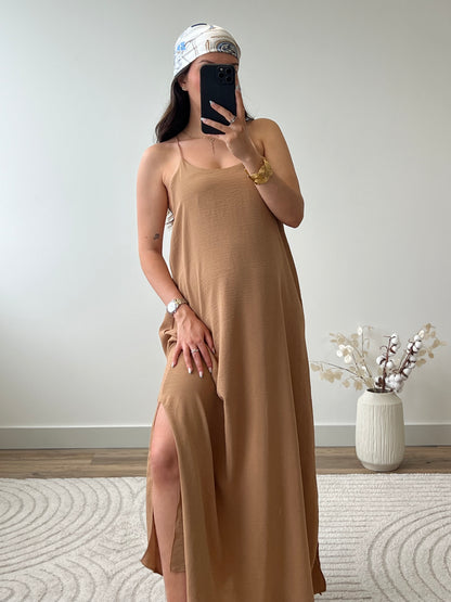 ROBE AURORE CAMEL