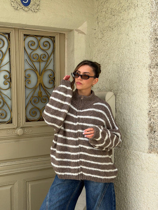 GILET PAULA TAUPE