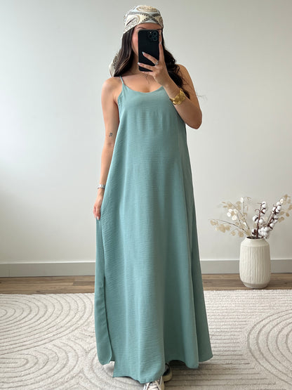ROBE AURORE CÉLADON
