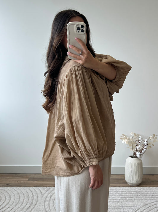 BLOUSE ELO CAMEL