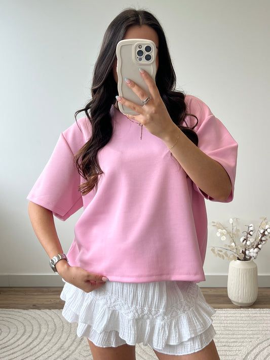 T-SHIRT LÉA ROSE